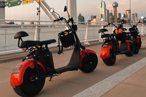 Dallas: Sunset Fat Tire E-Scooter Guided Tour