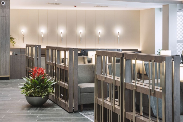 Aéroport Leonardo da Vinci-Fiumicino : accès au salon Premium3 heures d'utilisation du salon Plaza Premium