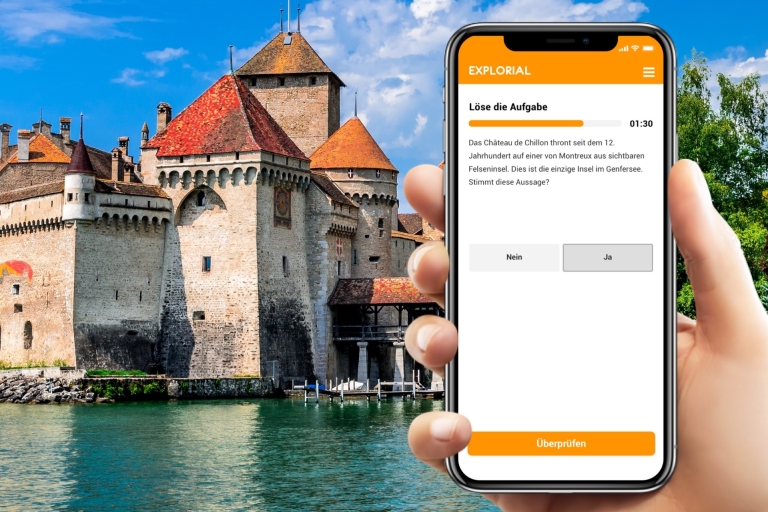 Montreux: Scavenger Hunt en City Sightseeing telefoonspel