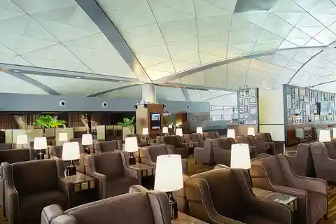 Entrada Premium Lounge do Aeroporto Internacional de Phnom Penh