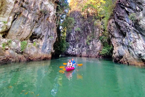 Krabi : excursion en kayak dans les mangroves cachées avec options supplémentairesVisite guidée d&#039;une demi-journée en kayak