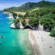 Auckland: Cathedral Cove & Hot Water Beach Tour with Lunch