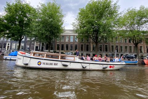 Amsterdam: The Bulldog Boat Smoke-Friendly Cruise & 2 Drinks
