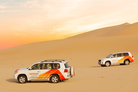 Z Abu Zabi: pustynne safari po wydmachWieczorne safari na pustyni dla rodziny prywatnym samochodem