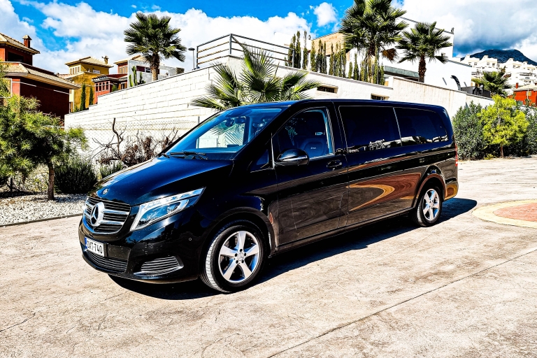 Alicante: Airport to Accommodation Private One-Way Transfer Transfer with Altea Drop-Off