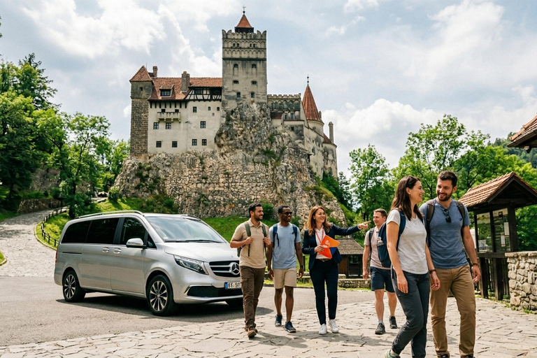 MINIVAN Bucharest : Peles Castle, Dracula's Castle & Brasov Audio Guide 24 Languages