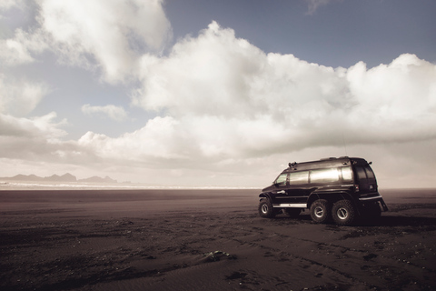 Tour privado por la costa sur, la cueva de hielo y Black Sands