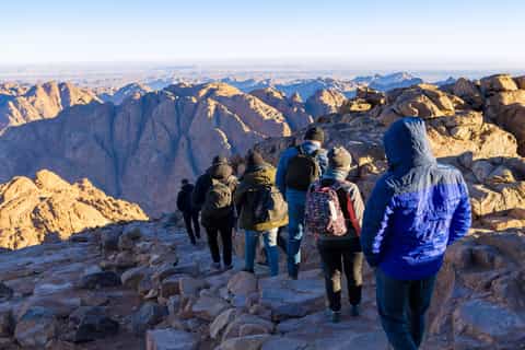 From Sharm: Mount Moses Trekking, Sunrise & Monastery Visit
