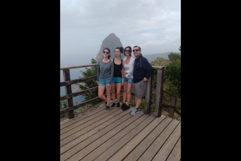 Saint Lucia: Tet Paul Nature Trail-wandeltocht en strand