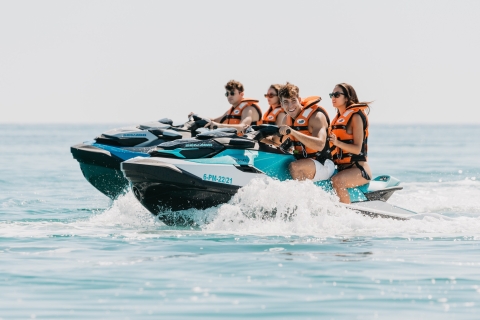Alcudia: Guided Jet Ski Tour with Snorkeling in the Bay