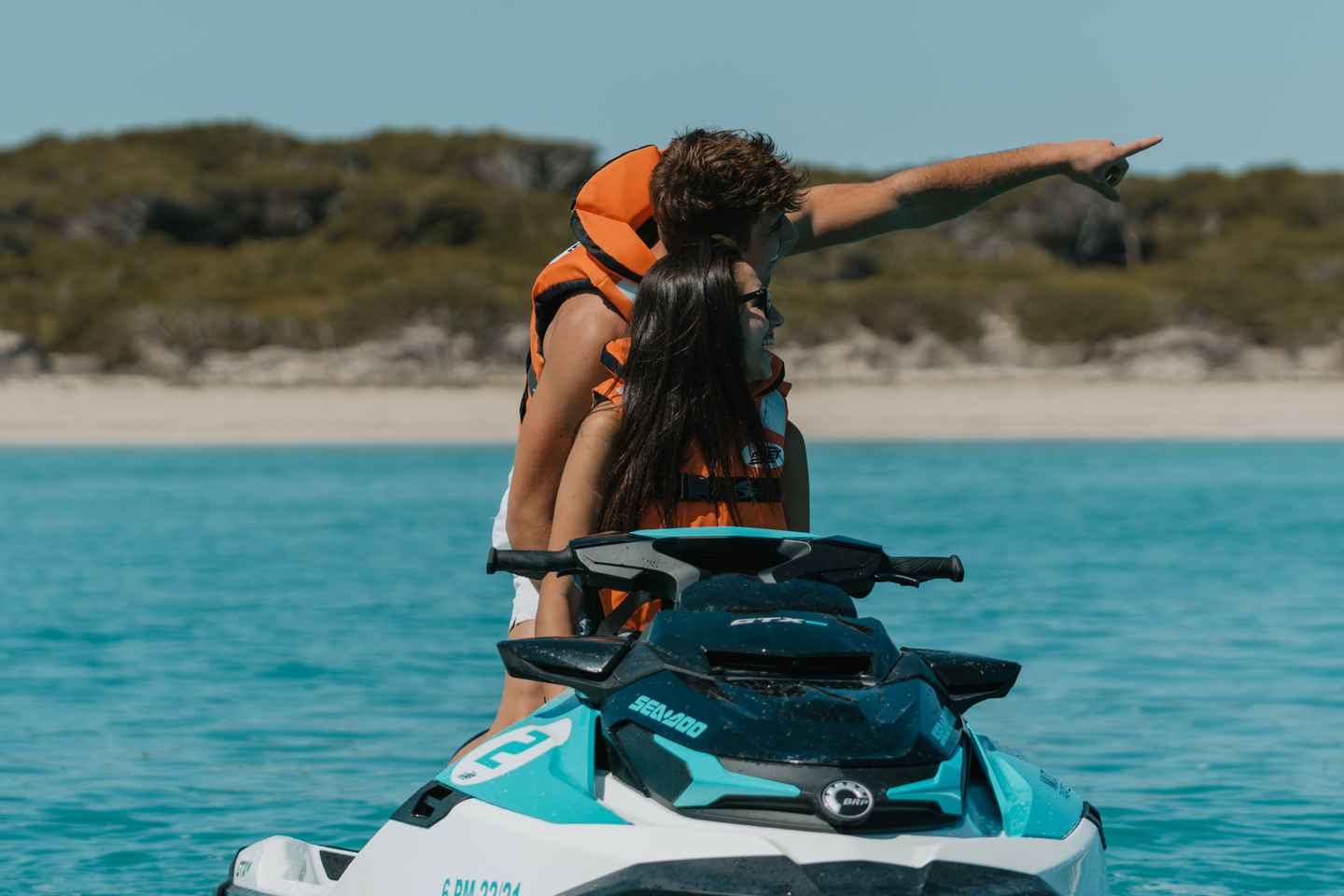 Alcudia: Jet Ski Tour to Lighthouse Island with photos