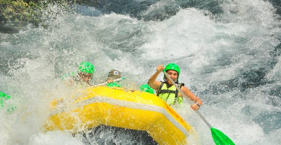 Stadt Side/Alanya: Koprulu Canyon Rafting Tour mit Mittagessen