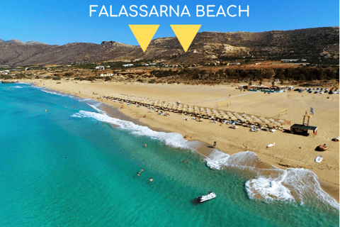 Au départ de La Canée : Excursion d&#039;une journée à la plage de Falassarna en autocar