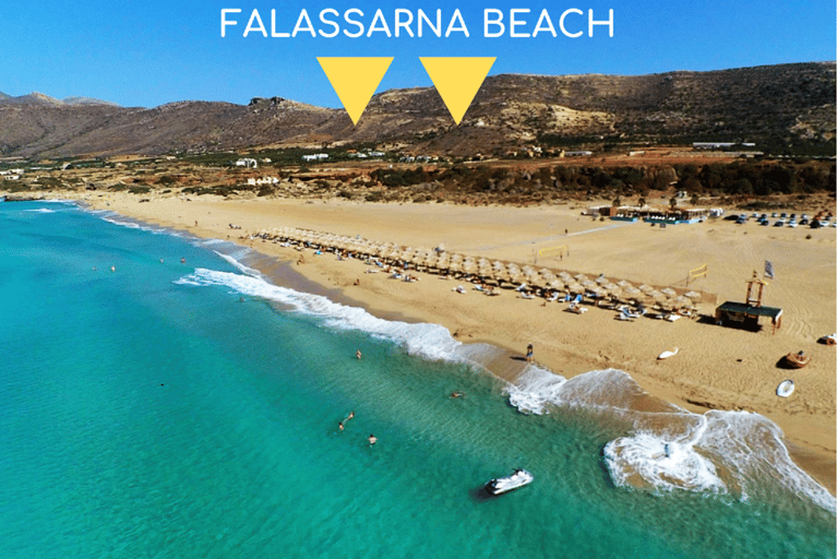 Au départ de La Canée : Excursion d&#039;une journée à la plage de Falassarna en autocar