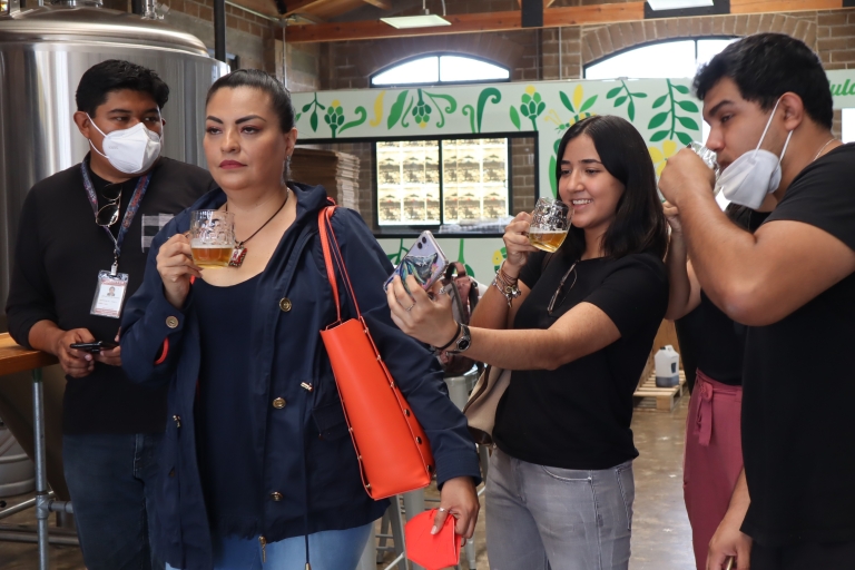 Puebla: tour de la cerveza artesanal de Cholula en tranvía