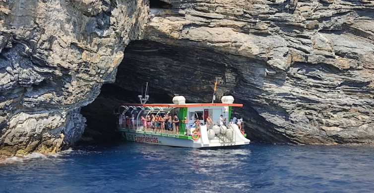 Von Roses aus: Cap Norfeu Glasbodenboot Tour & Tamariu Höhle