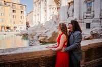Roma, sesión privada de fotos en la Fontana de Trevi - Hizvo
