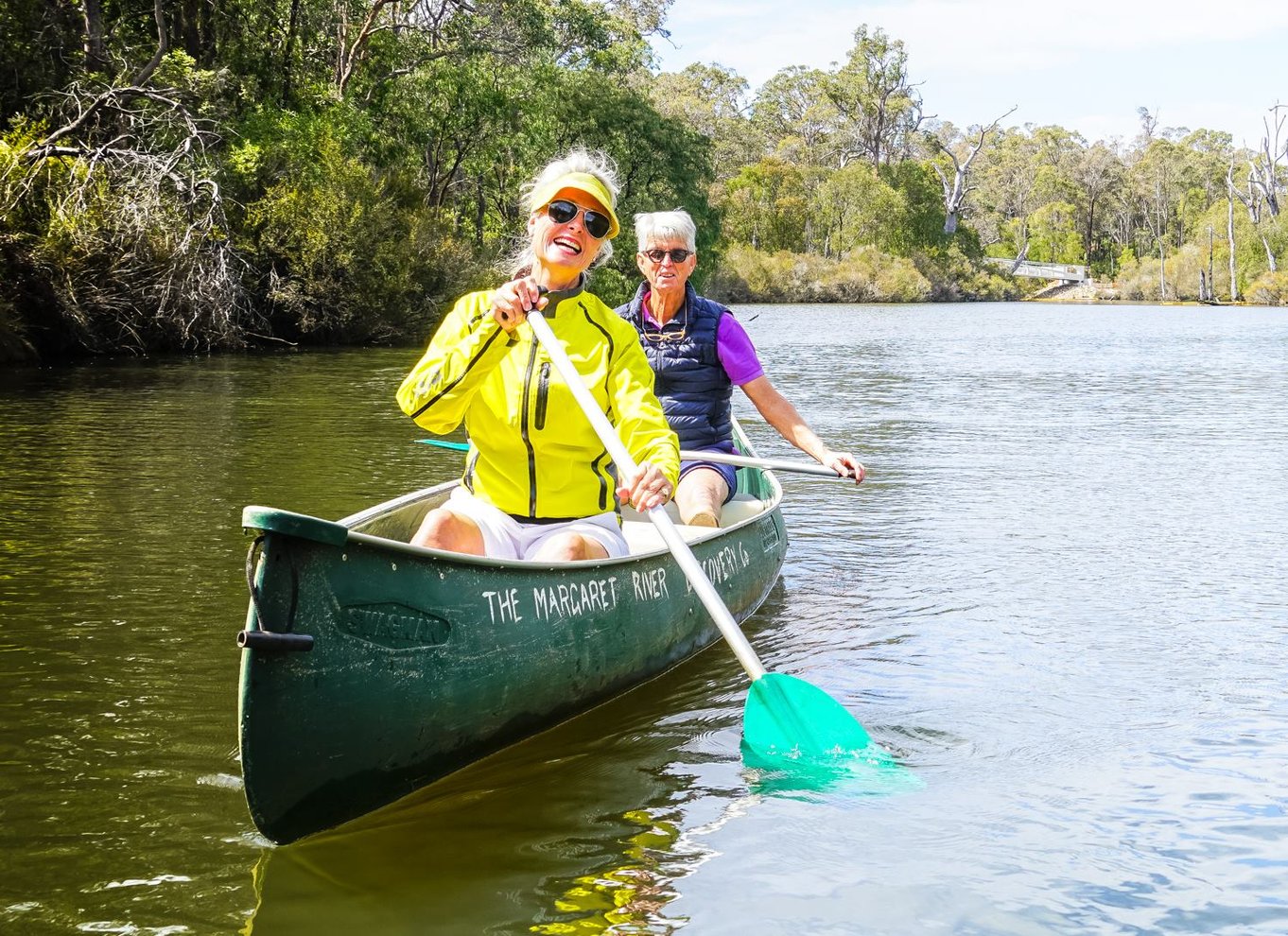 Margaret River: Guidet kano- og 4x4-tur med frokost og vin