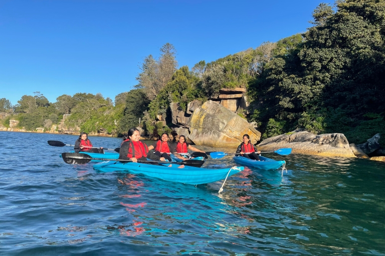 Sydney: Guided Transparent Kayak Tour of Manly Cove Beaches Sydney: Coffee Paddle Kayak Tour in Manly Cove