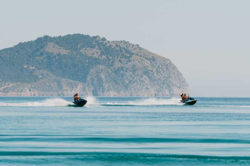 From Andratx: Cala en Basset Beach and Caves Jet Ski Tour