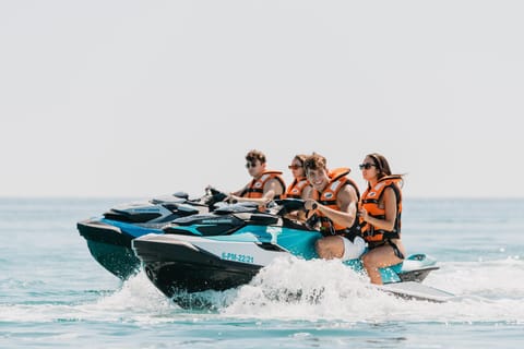Andratx: Geführte Jetski-Tour mit Besuch der Insel Dragonera