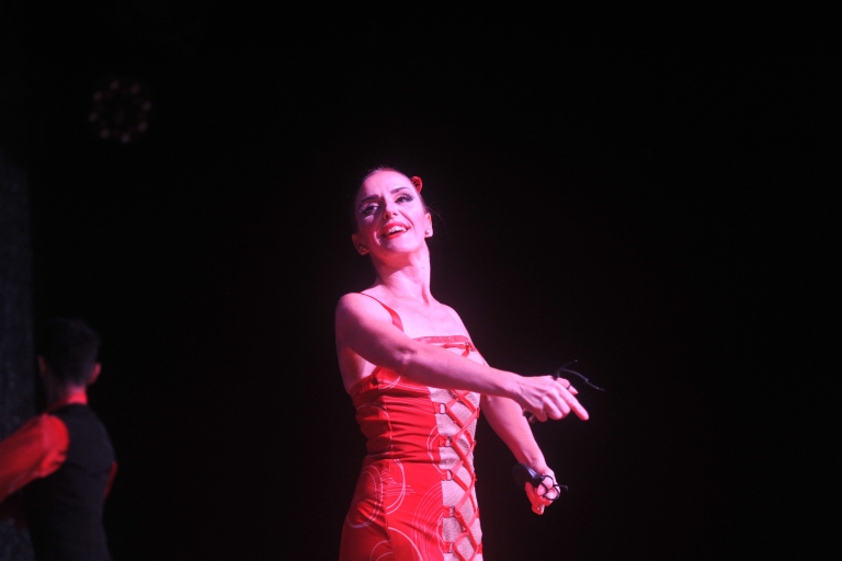 Puerto de la Cruz: Flamencoshow in Casa Ábaco met een drankjeFlamencoshow met een glas Sangria