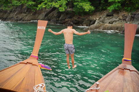 Phuket : journée privée en bateau de luxe à longue queue