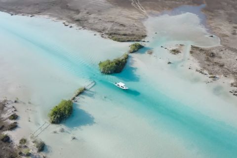 Bacalar : Excursion en bateau de 3 heures avec baignade et boissons