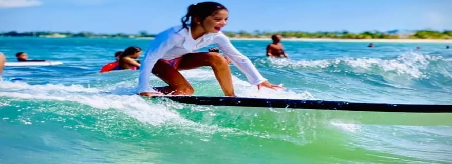 Carolina : leçon de surf pour débutants et location de planche de surf prolongée