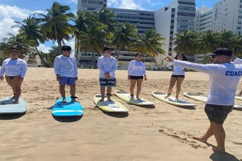 Carolina : leçon de surf pour débutants et location de planche de surf prolongée