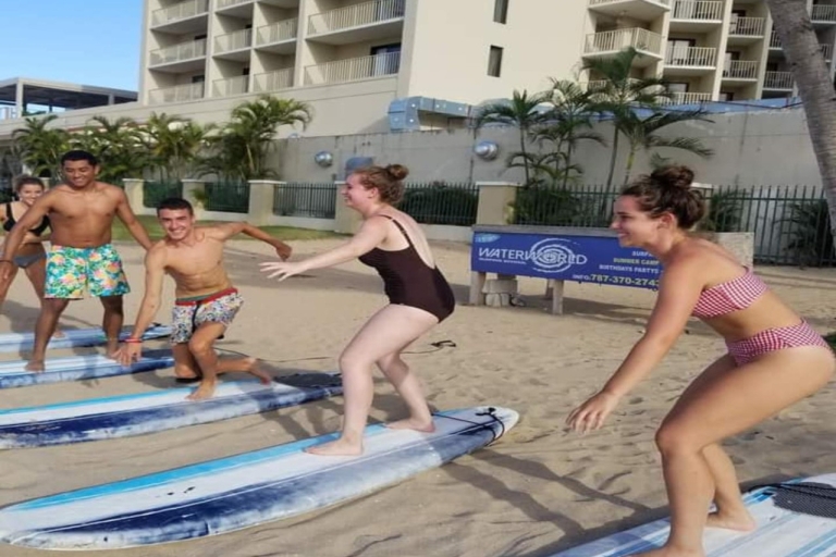 Carolina : leçon de surf pour débutants et location de planche de surf prolongée