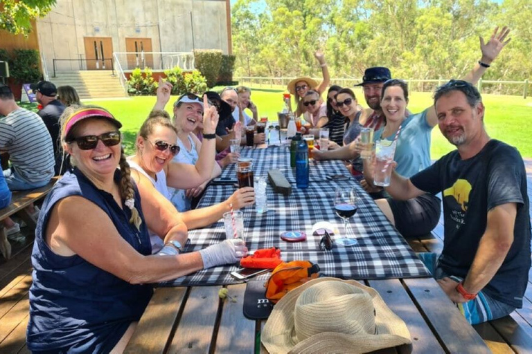 Perth: tour en kayak por el río Swan con cena y degustación de vinos