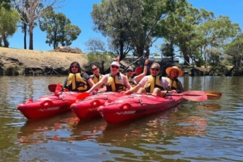 Perth: Swan River Kajaktour mit Essen und Weinverkostung