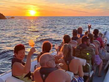 Croisière Piana Sunset Apéro Baignade bateau 12 posti