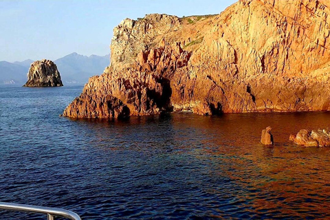 Sagone/Cargese: Calanques de Piana Sunset Apero semi-rigide From Cargèse: Sunset Cruise To The Calanques de Piana