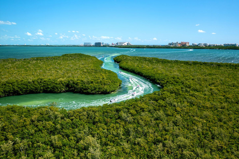 Cancun: Jungle Tour Adventure with Speedboat and Snorkeling Jungle Tour for 1