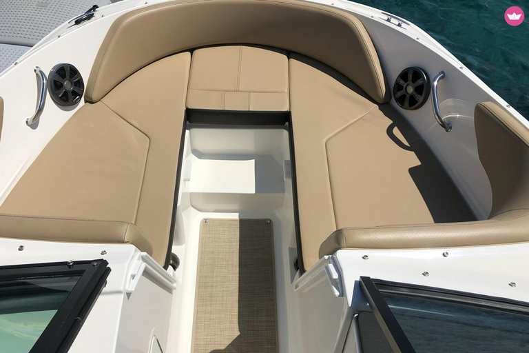 Luxury Sea Ray Private Boat Trip to Blue Lagoon From Paralimni: Sea Ray Private Boat Rental with Blue Lagoon