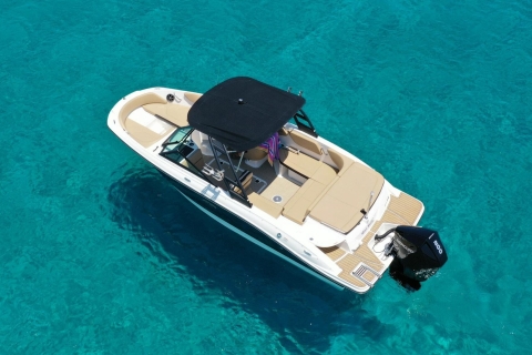 Luxury Sea Ray Private Boat Trip to Blue Lagoon From Paralimni: Sea Ray Private Boat Rental with Blue Lagoon