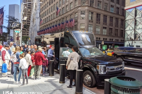 New York City Bus, Boat and Walking Tour Tour With Open-Top or Glass-Top Convertible Bus