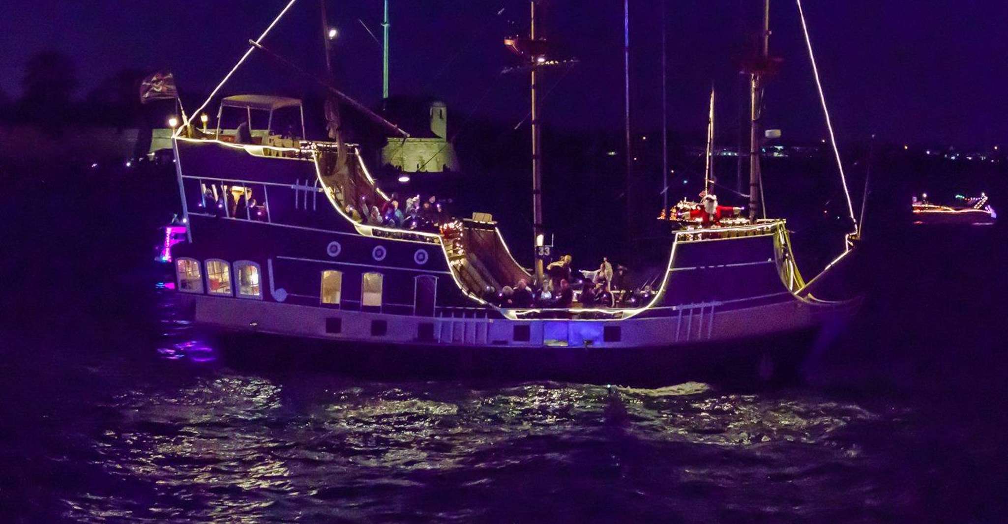 St. Augustine Nights of Lights Pirate Ship Tour TourMega
