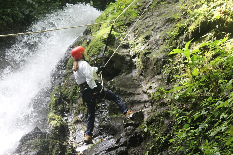 La Fortuna: Waterfall Canyoning, Hike, & Farm Visit W  Lunch 