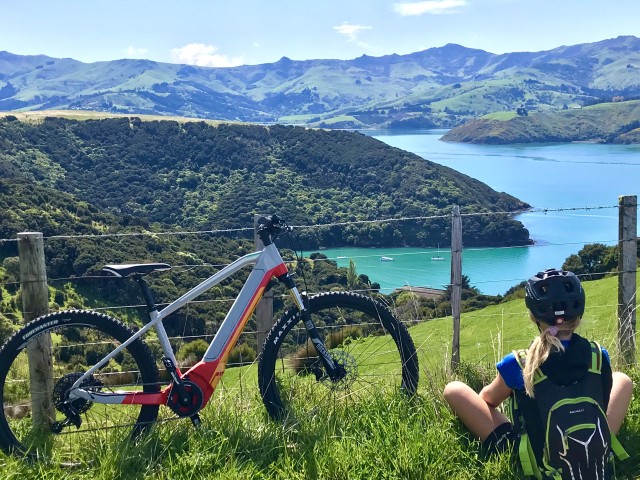 Visit Akaroa Guided Electric Mountain Bike Tour in Christchurch