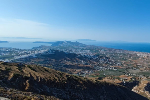 Santorin : visite privée au coucher du soleil avec pique-nique et transfertSantorin : visite privée de l'île au coucher du soleil avec pique-nique et transfert