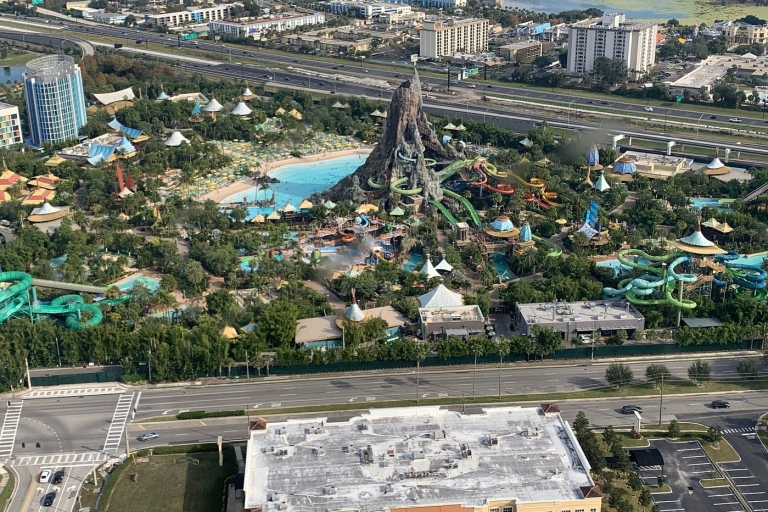 Orlando: Narrated Helicopter Flight Over Theme Parks 25-30 minutes (theme parks + downtown)
