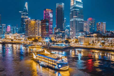 Ho Chi Minh City: Sunset Cyclo and Dinner Cruise Tour Sunset Cyclo and Premium Dinner Cruise