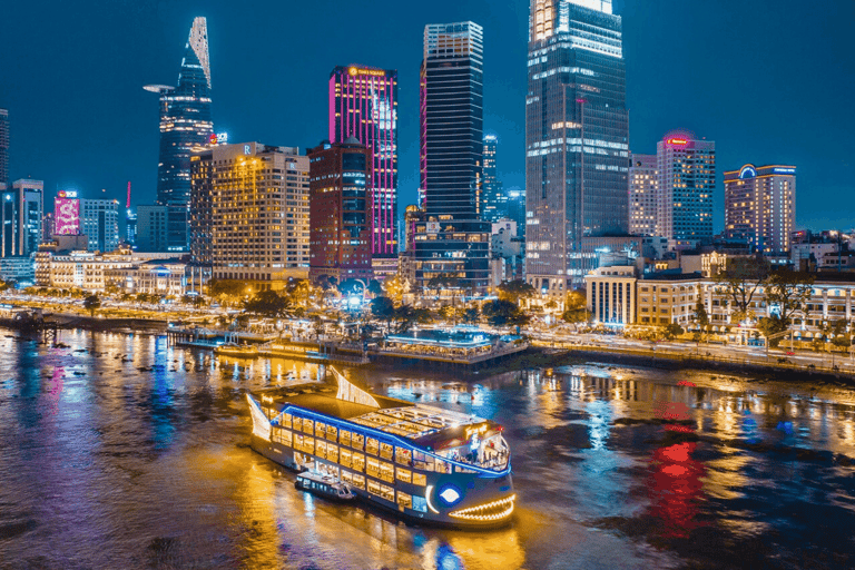 Ho Chi Minh City: Sunset Cyclo and Dinner Cruise Tour Sunset Cyclo and Premium Dinner Cruise