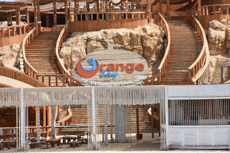 Hurghada: Orange & Giftun Island Cruise with Massage & Lunch From Hurghada