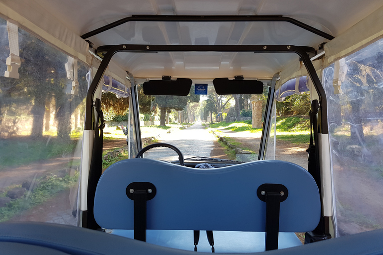 Rome: Appian Way Golf Cart Charter with Driver