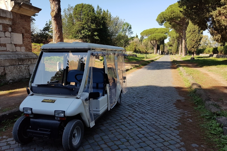 Rome: Appian Way Golf Cart Charter with Driver