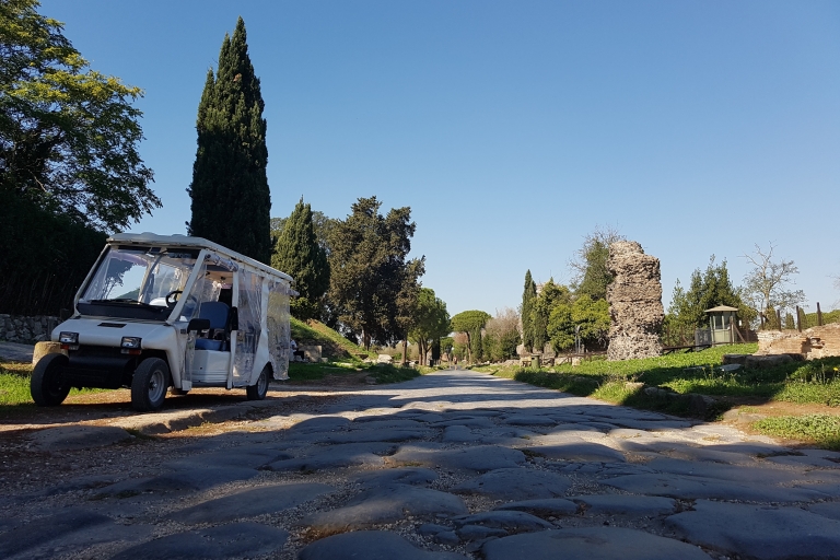 Roma: Alquiler de carro de golf en la Vía Apia con conductor